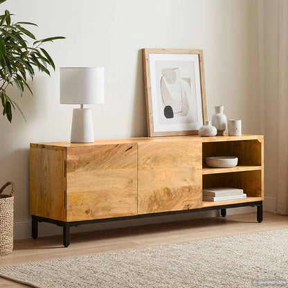 Storage Cabinets Brown 110 x 30 x 40 cm Solid Mango Wood