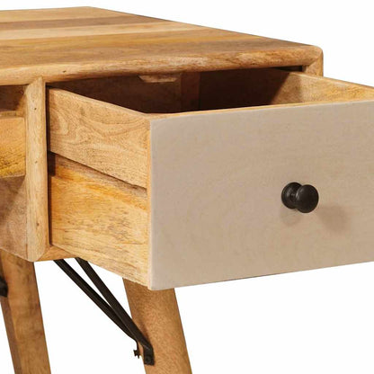Writing Desk Brown 110 x 55 x 76 cm Solid Mango Wood