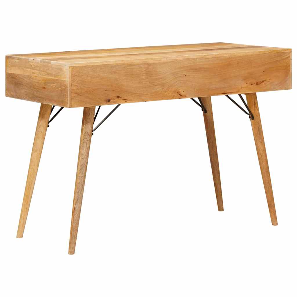 Writing Desk Brown 110 x 55 x 76 cm Solid Mango Wood