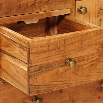 Chest of Drawer Natural 55 x 30 x 90 cm Solid Acacia Wood