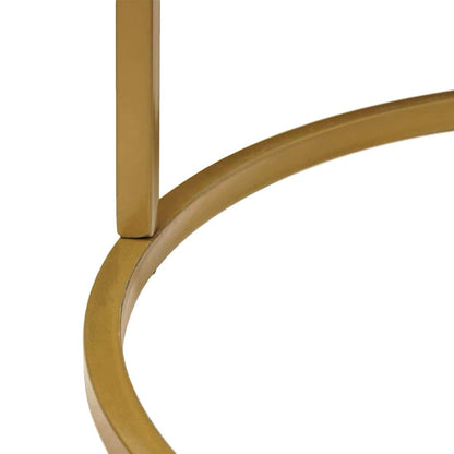 Nesting Coffee Tables 3 pcs Brown Solid Mango Wood and Steel