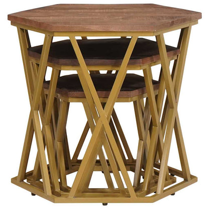 Coffee Tables Brown 55 x 55 x 50 cm Solid Mango Wood