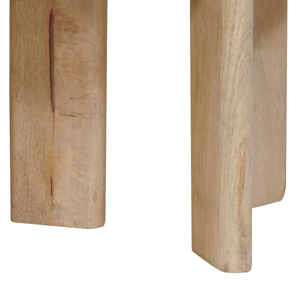 Nesting Coffee Tables 2 pcs Black Solid Mango Wood