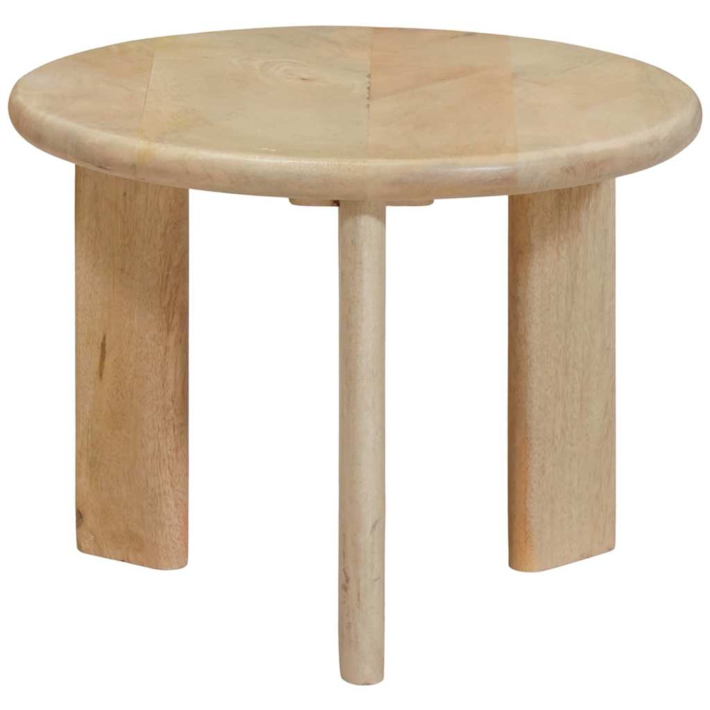 Nesting Coffee Tables 2 pcs Black Solid Mango Wood