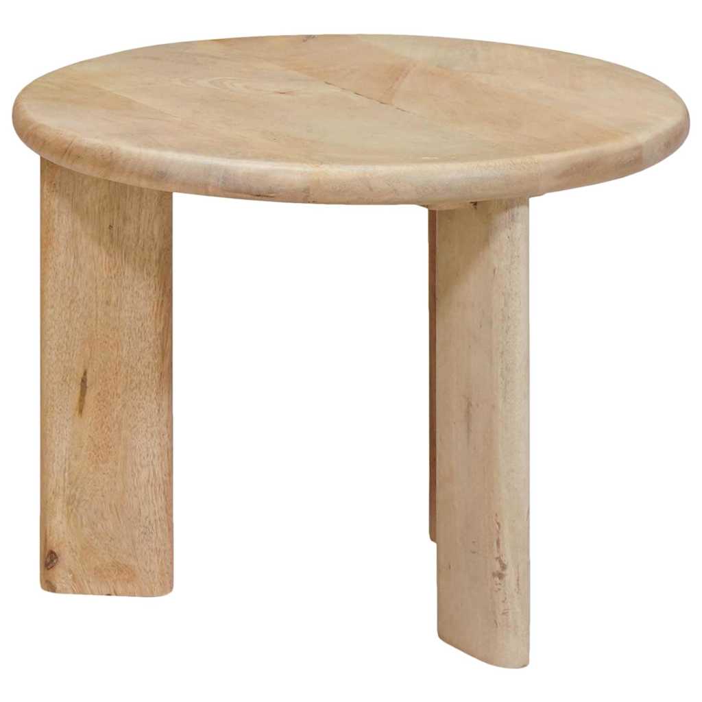 Nesting Coffee Tables 2 pcs Black Solid Mango Wood