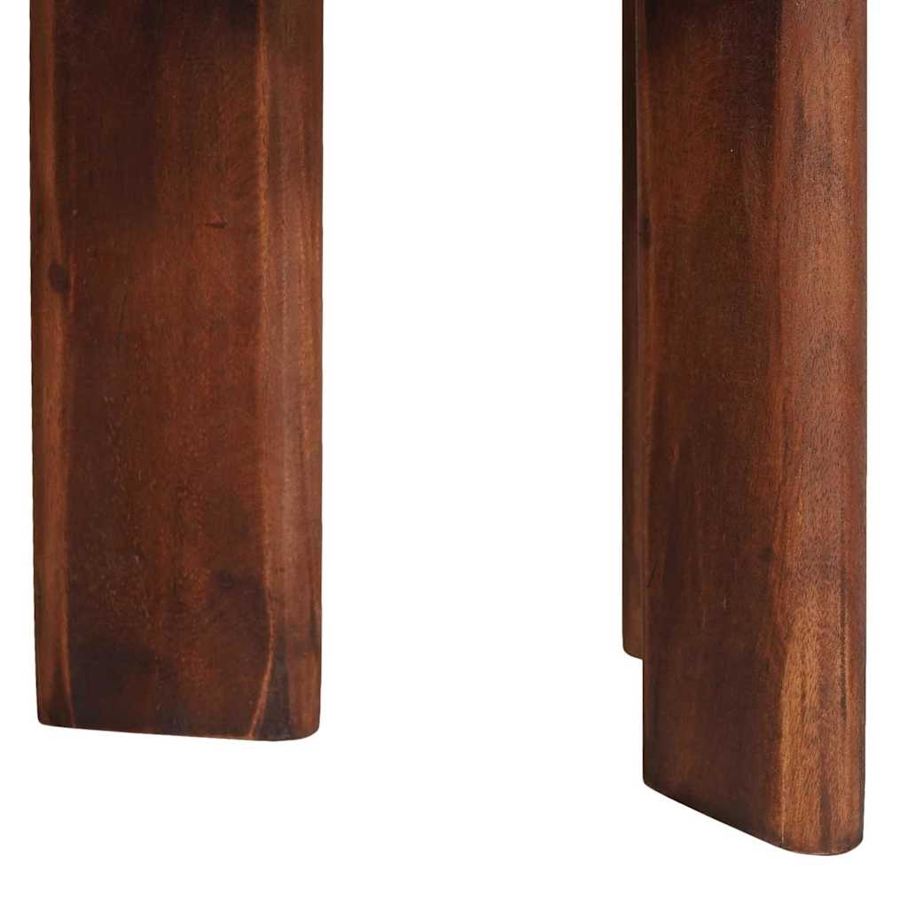 Nesting Coffee Tables 3 pcs Multicolour Solid Reclaimed Wood