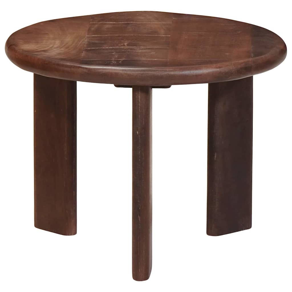 Nesting Coffee Tables 3 pcs Dark Brown Solid Mango Wood