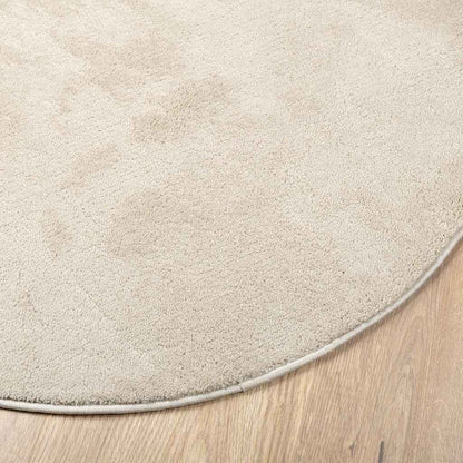 Area Rugs Oval HUARTE Beige 120 x 170 cm 100% Polyester