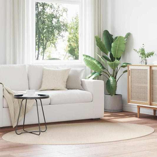 Carpet HUARTE Beige 140 x 200 cm 100% Polyester