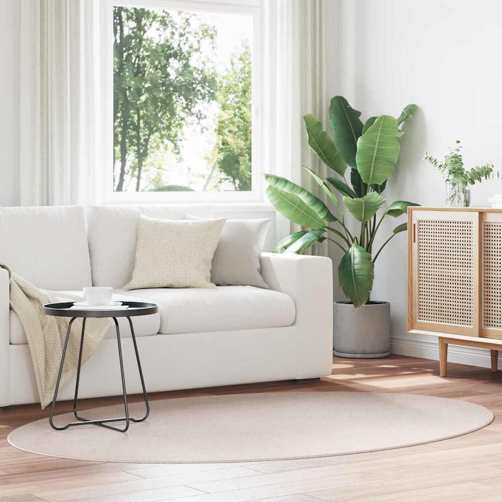Carpet HUARTE Sand 140 x 200 cm 100% Polyester
