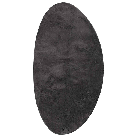 Carpet HUARTE Anthracite 100 x 200 cm Polyester