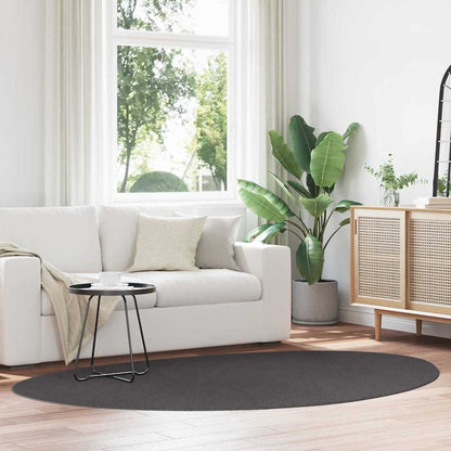 Area Rugs HUARTE Anthracite 160 x 230 cm Polyester