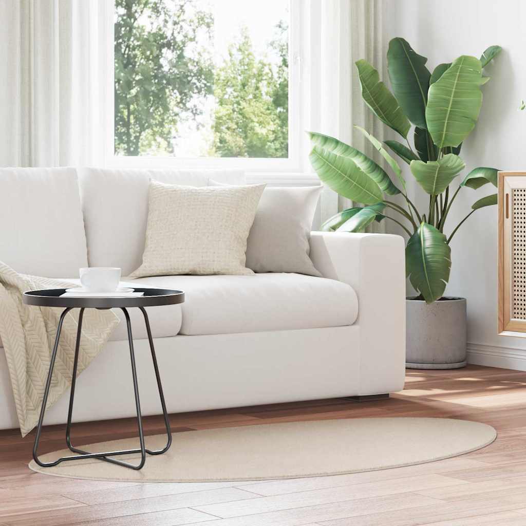 Area Rugs HUARTE Beige 80 x 150 cm Polyester