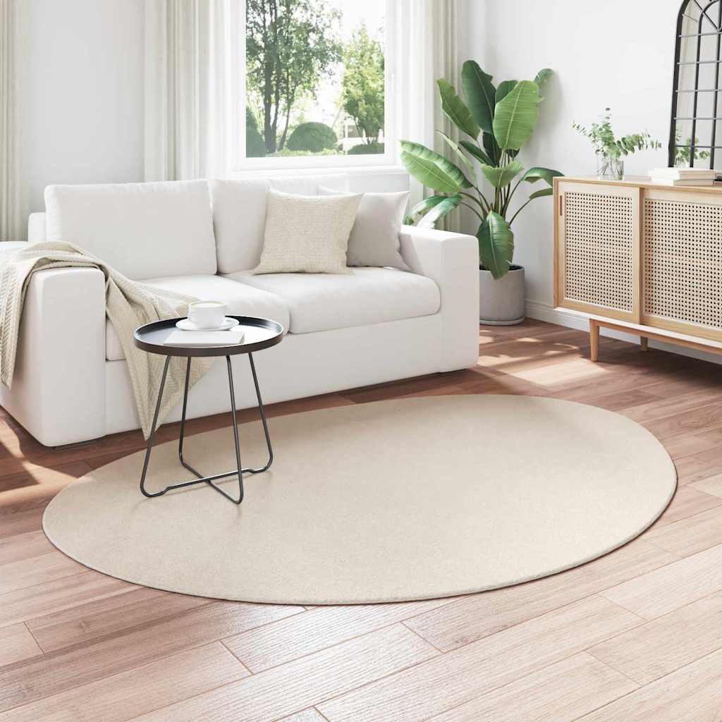Area Rugs HUARTE Beige 140 x 200 cm Polyester
