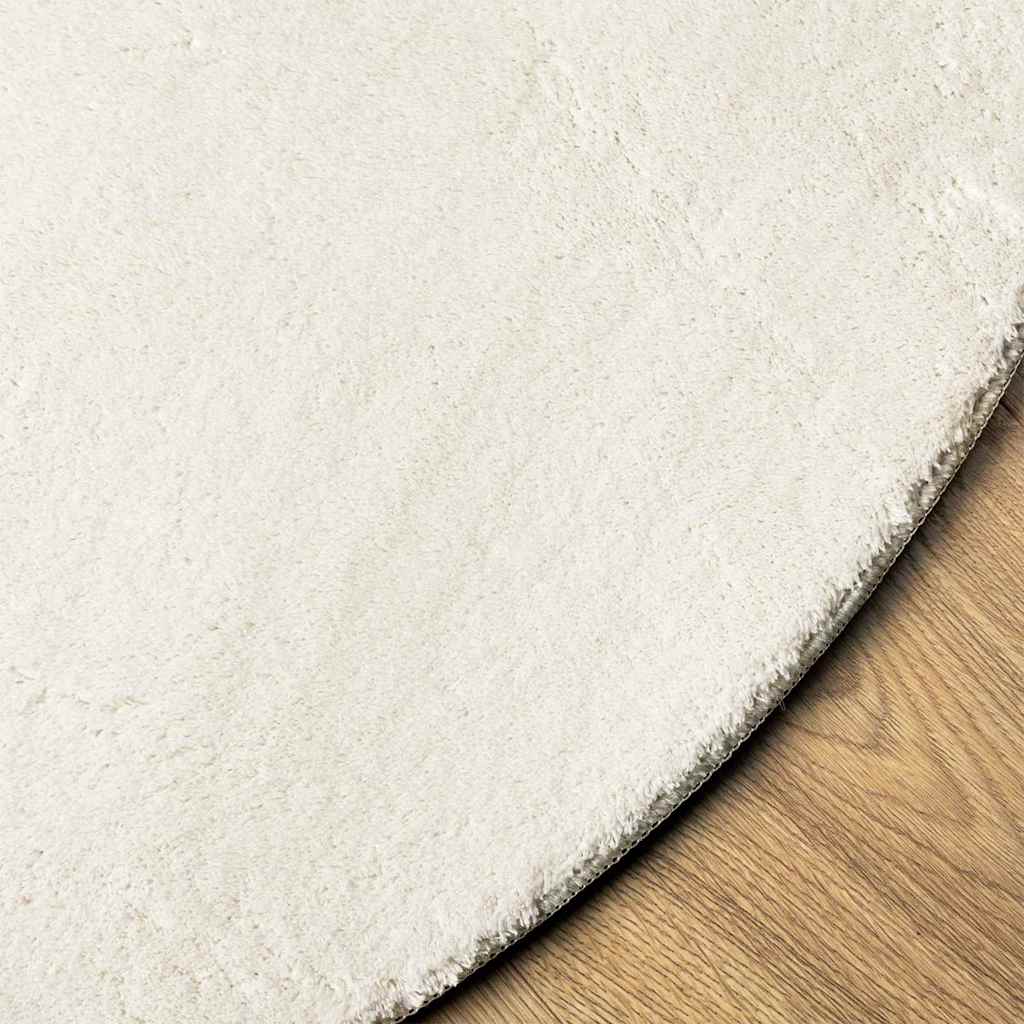Carpet HUARTE Cream 120 x 170 cm Polyester