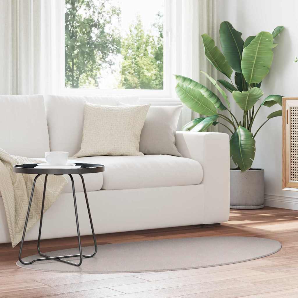 Area Rugs HUARTE Sand 80 x 150 cm Polyester