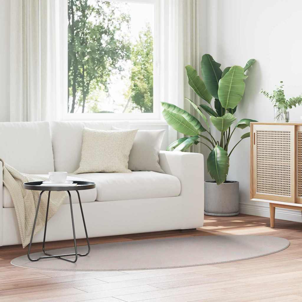 Area Rugs HUARTE Sand 100 x 200 cm Polyester