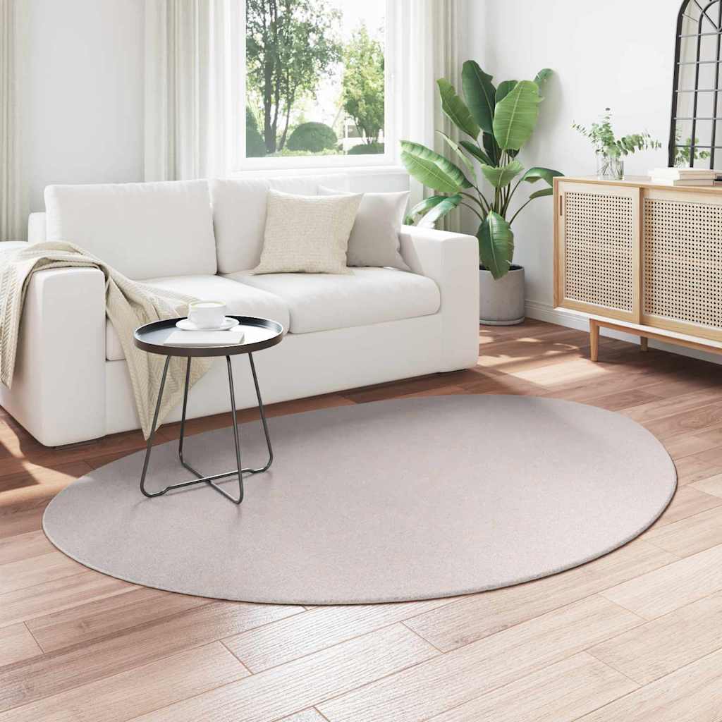 Area Rugs HUARTE Sand 140 x 200 cm Polyester