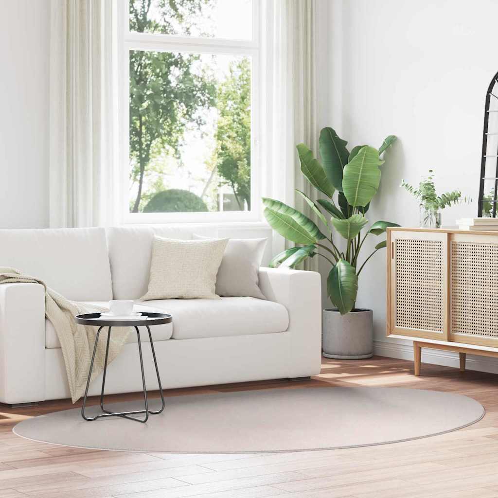 Area Rugs HUARTE Sand 160 x 230 cm Polyester