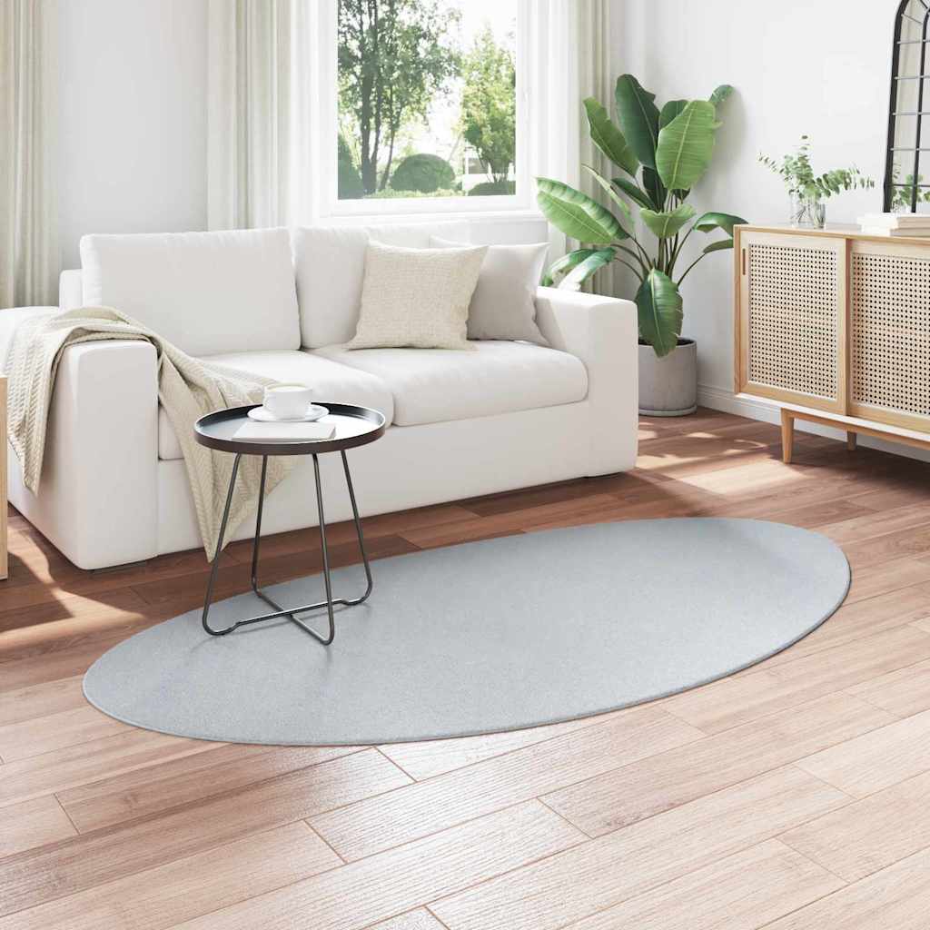 Area Rugs HUARTE Grey 100 x 200 cm Polyester