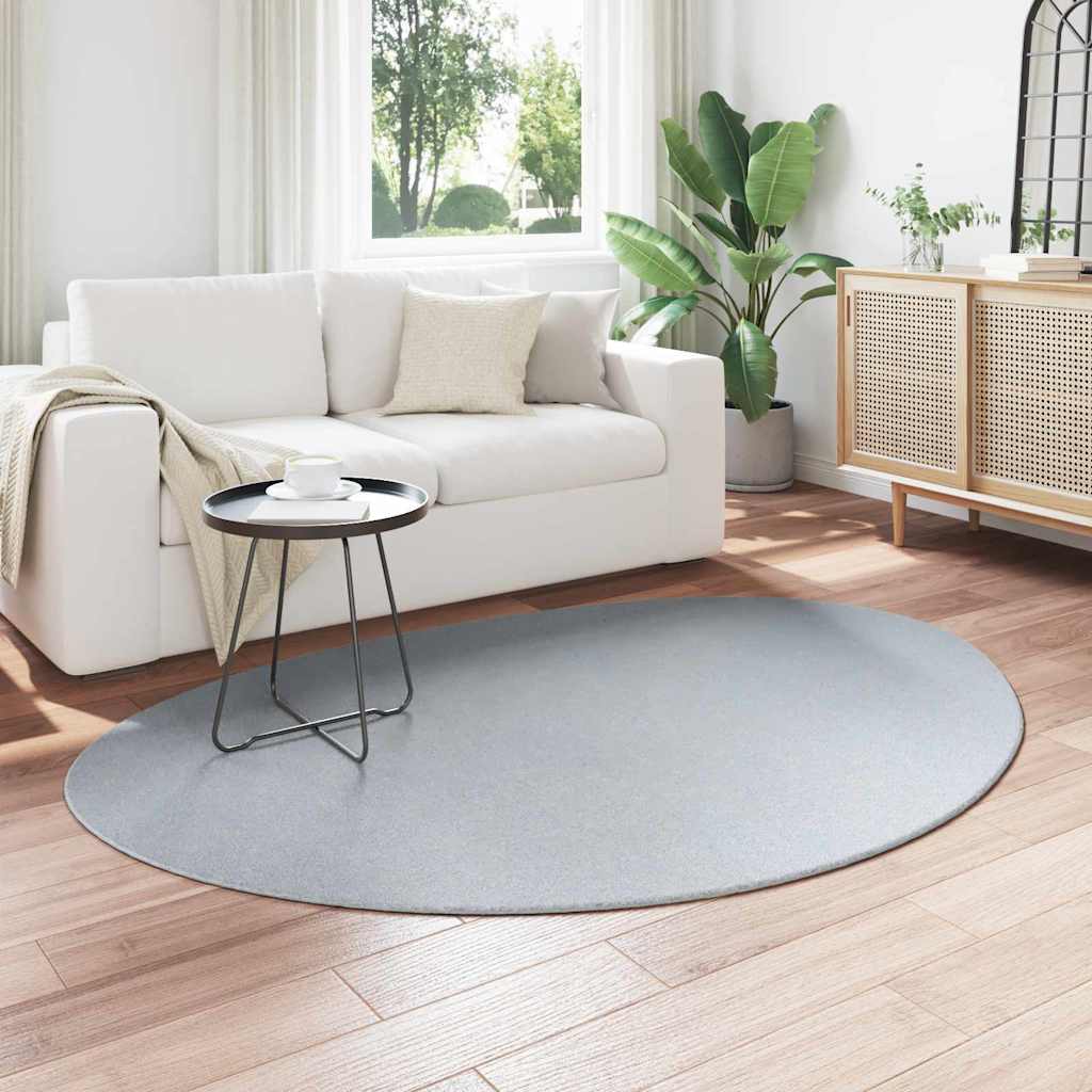 Area Rugs HUARTE Grey 140 x 200 cm Polyester
