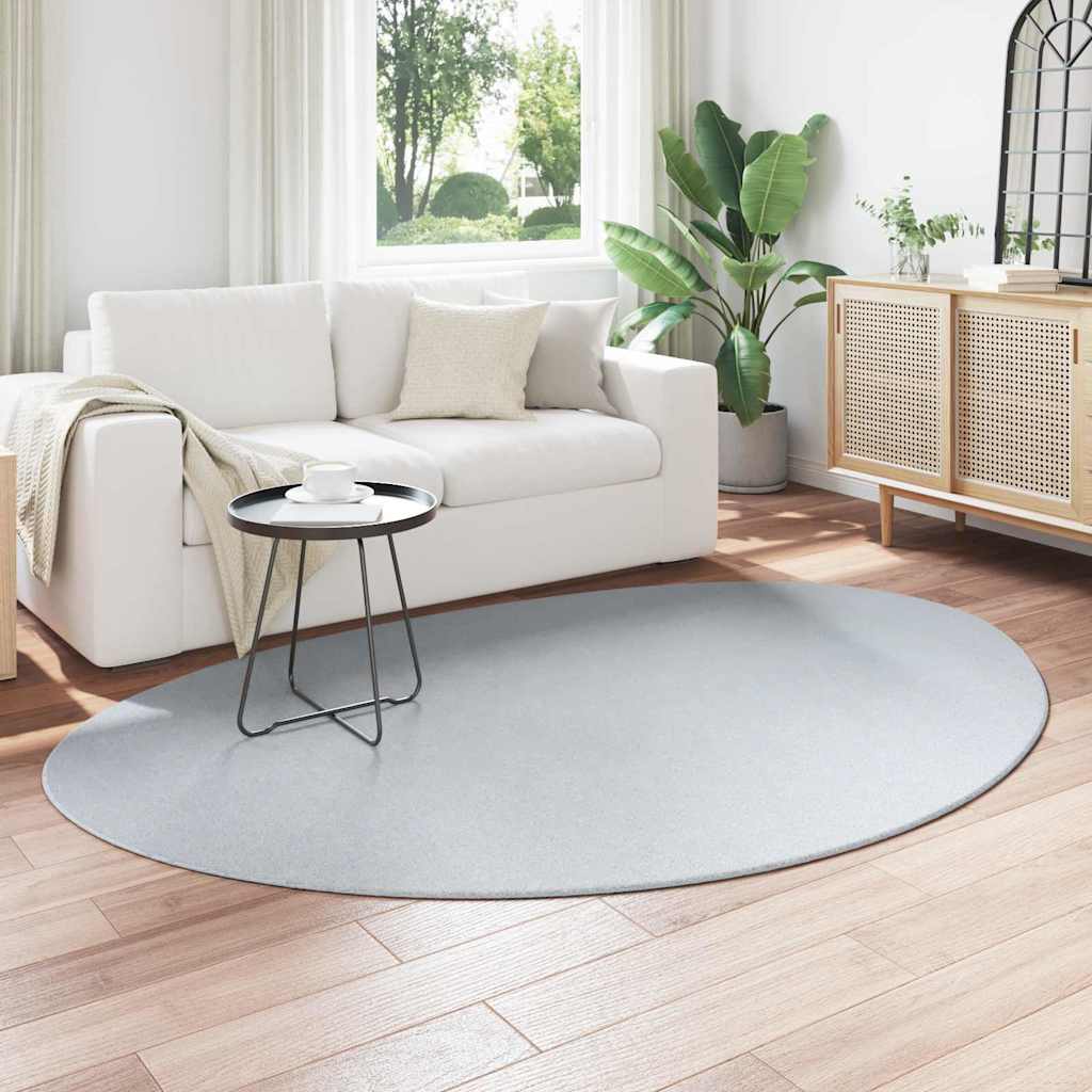 Area Rugs HUARTE Grey 160 x 230 cm Polyester