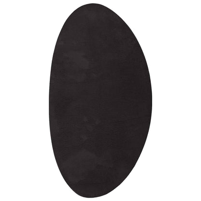 Carpet HUARTE Black 80 x 150 cm Polyester