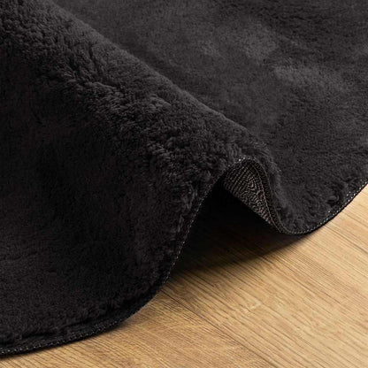 Carpet HUARTE Black 160 x 230 cm Polyester