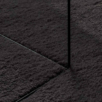Carpet HUARTE Black 160 x 230 cm Polyester