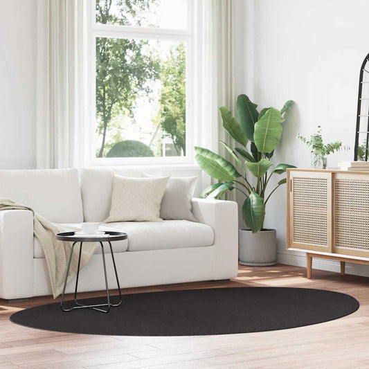 Carpet HUARTE Black 160 x 230 cm Polyester
