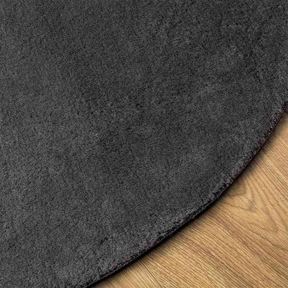 Carpet HUARTE Anthracite 80 x 150 cm Polyester