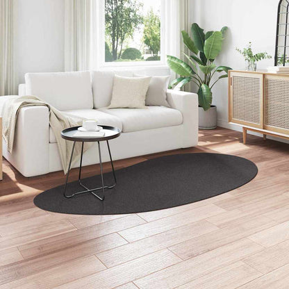 Area Rugs HUARTE Anthracite 100 x 200 cm Polyester