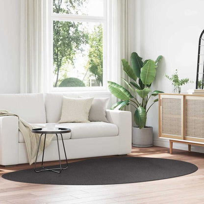 Area Rugs HUARTE Anthracite 160 x 230 cm Polyester