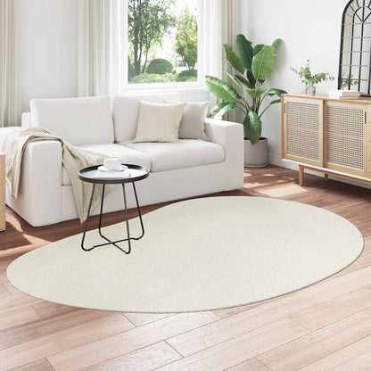 Area Rugs HUARTE Cream 160 x 230 cm Polyester