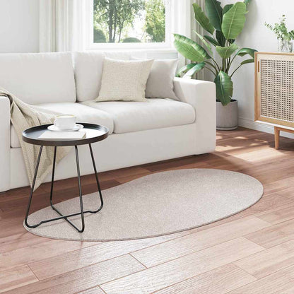 Area Rugs HUARTE Sand 80 x 150 cm Polyester