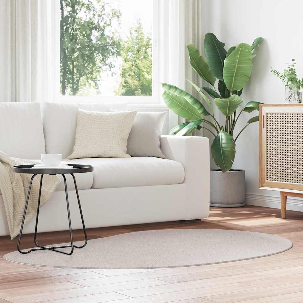 Area Rugs HUARTE Sand 120 x 170 cm Polyester
