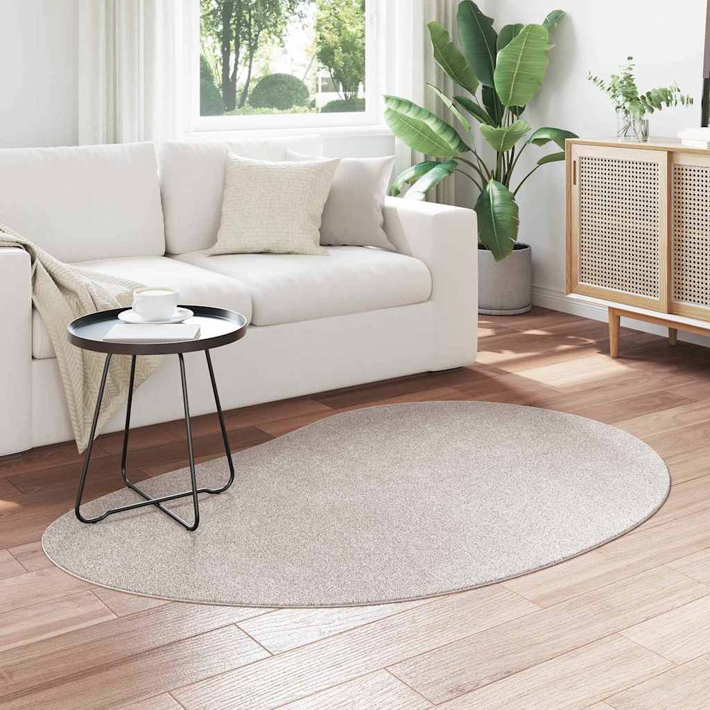 Area Rugs HUARTE Sand 120 x 170 cm Polyester