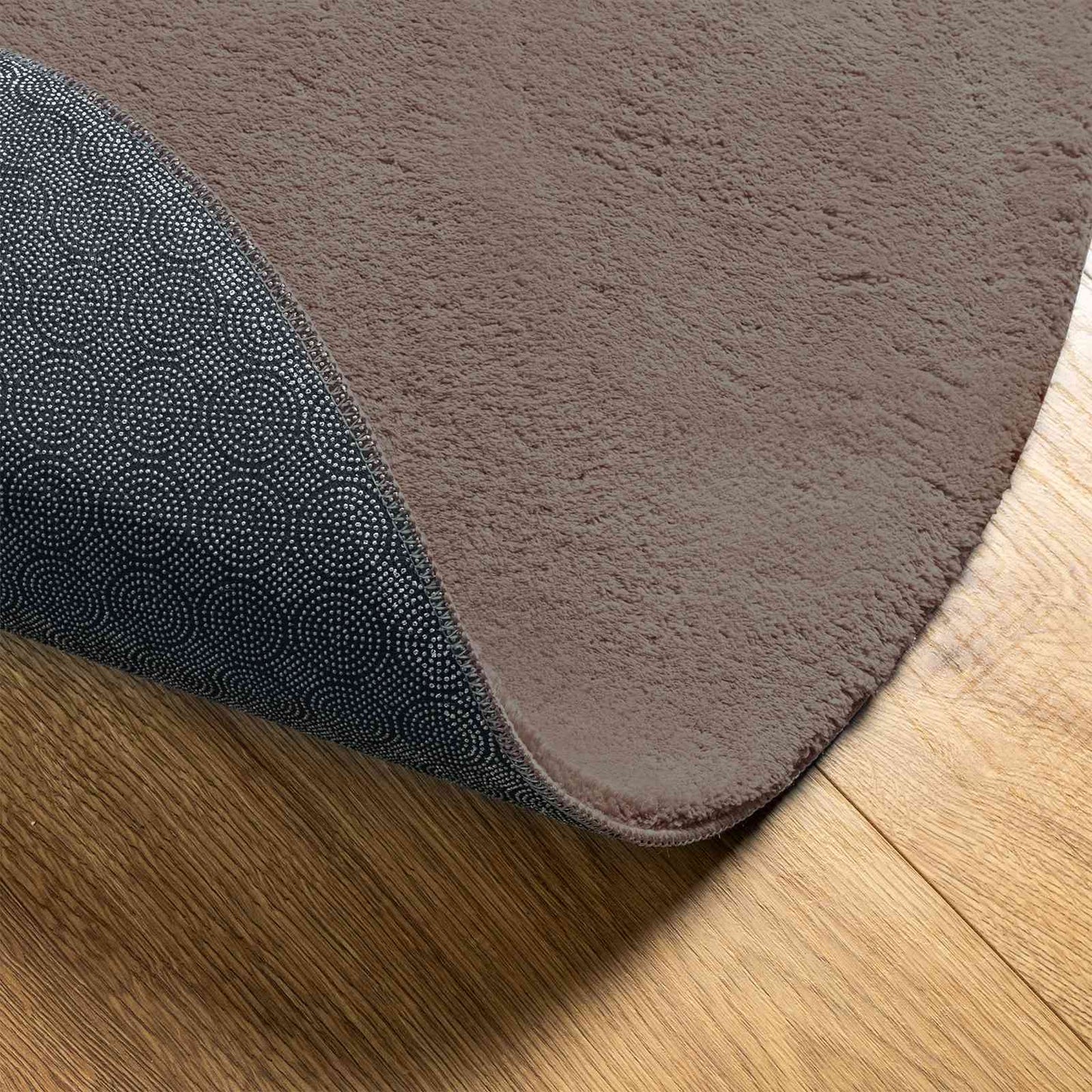 Area Rugs HUARTE Sand 140 x 200 cm Polyester