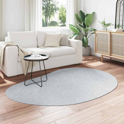 Area Rugs HUARTE Grey 140 x 200 cm Polyester