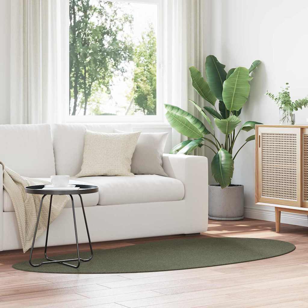 Area Rugs HUARTE Forest green 100 x 200 cm Polyester