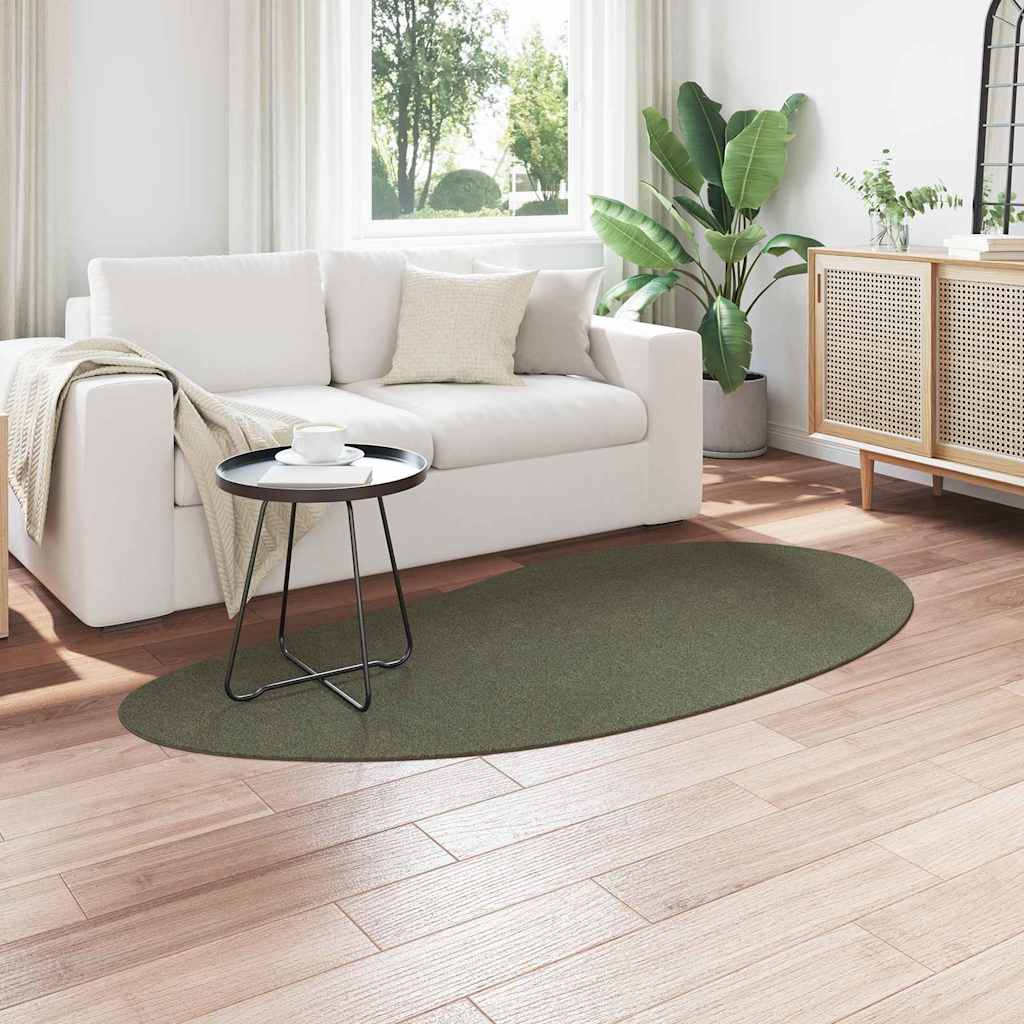 Area Rugs HUARTE Forest green 100 x 200 cm Polyester