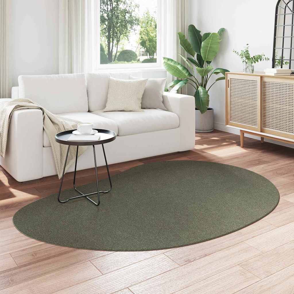 Area Rugs HUARTE Forest green 140 x 200 cm Polyester