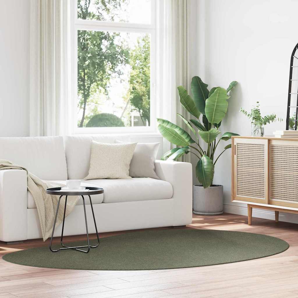 Area Rugs HUARTE Forest green 160 x 230 cm Polyester