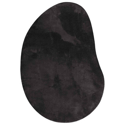 Carpet HUARTE Black 80 x 150 cm Polyester