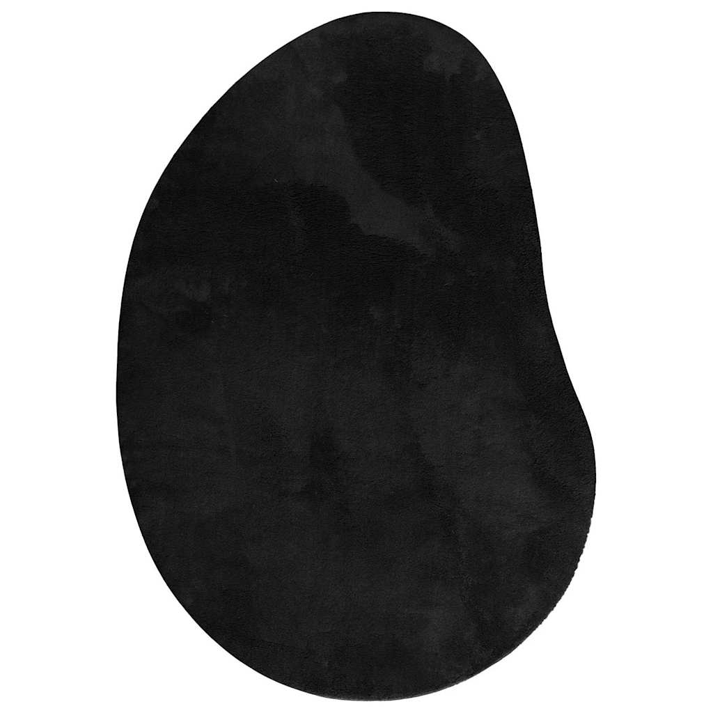 Area Rugs HUARTE Black 100 x 200 cm Polyester