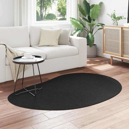 Area Rugs HUARTE Black 120 x 170 cm Polyester