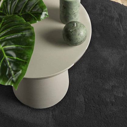 Area Rugs HUARTE Black 160 x 230 cm Polyester