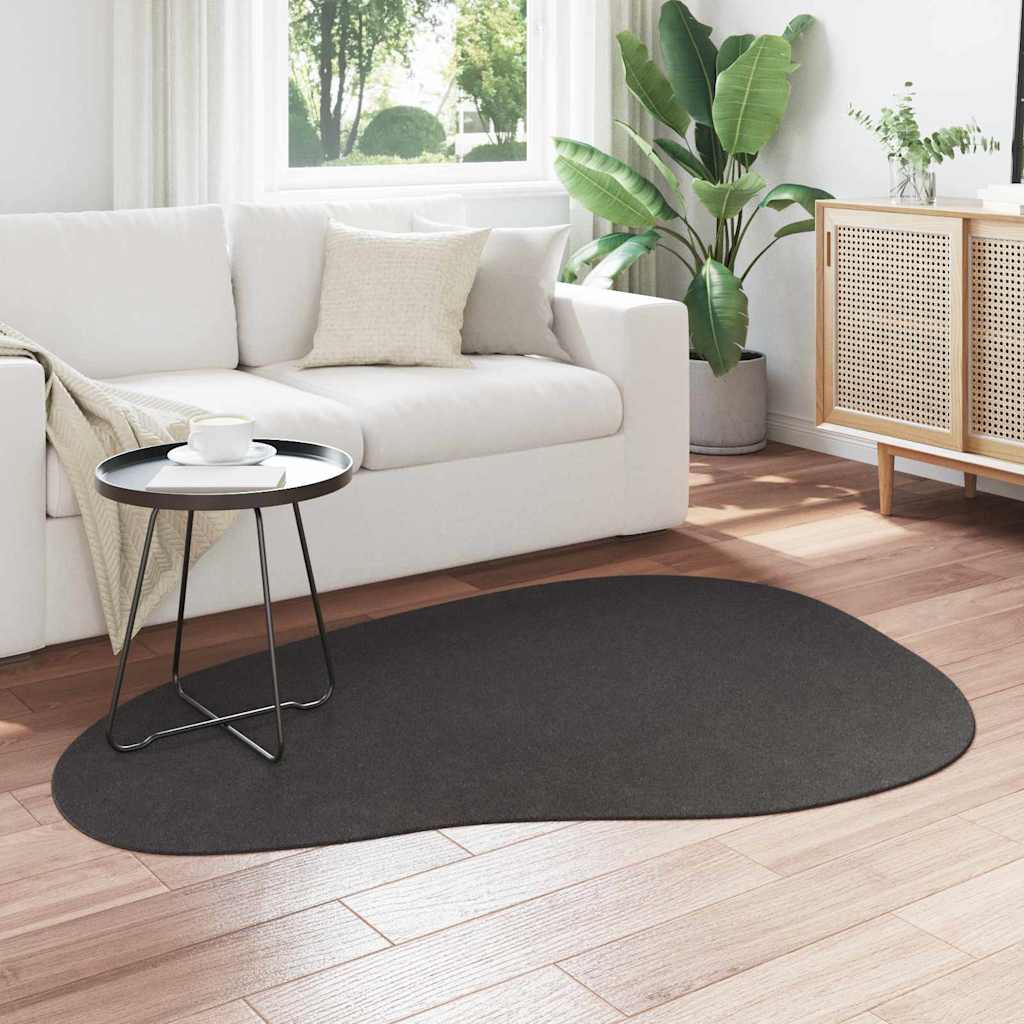 Area Rugs HUARTE Anthracite 120 x 170 cm Polyester