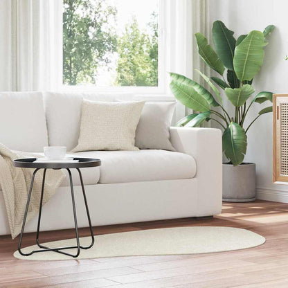 Area Rugs HUARTE Cream 80 x 150 cm Polyester
