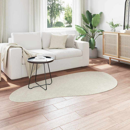 Area Rugs HUARTE Cream 100 x 200 cm Polyester